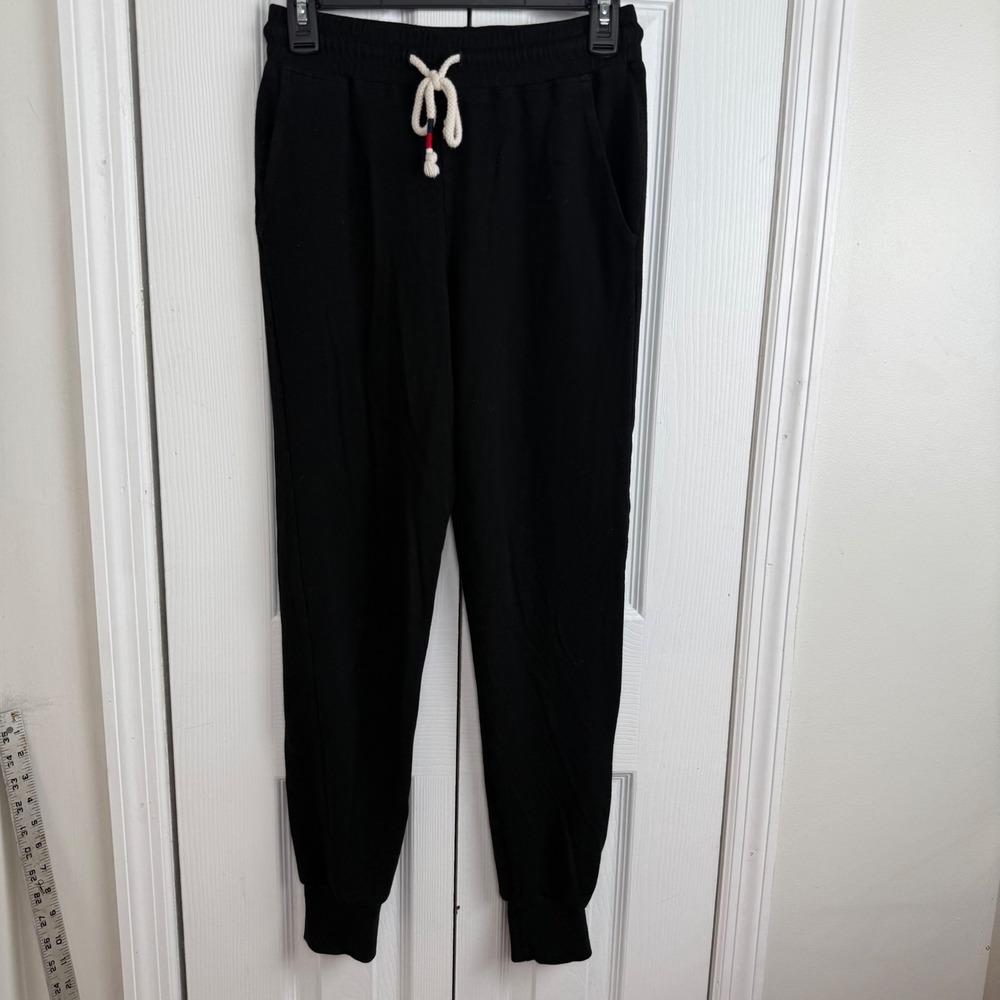 Sundry Joggers Size 0 Black Athleisure Minimalist Drawstring Sweatpants